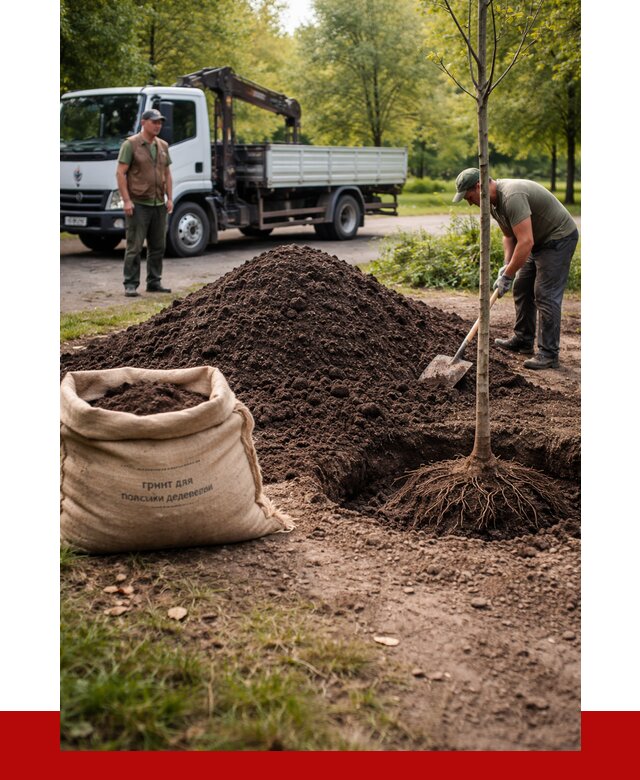 Грунт для посадки деревьев в Климовске от 1215 р. | ПРОНЕРУДКлс