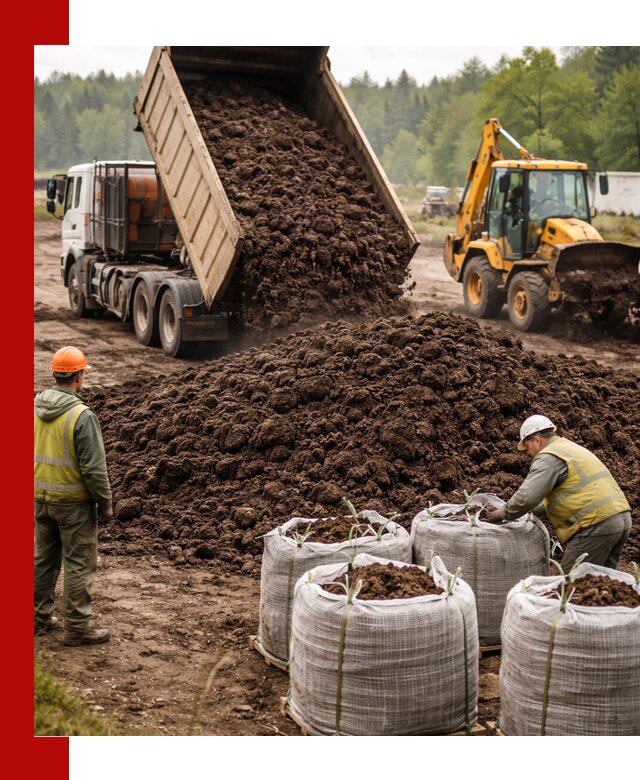 Доставка нейтрального торфа в Климовске оптом и в розницу