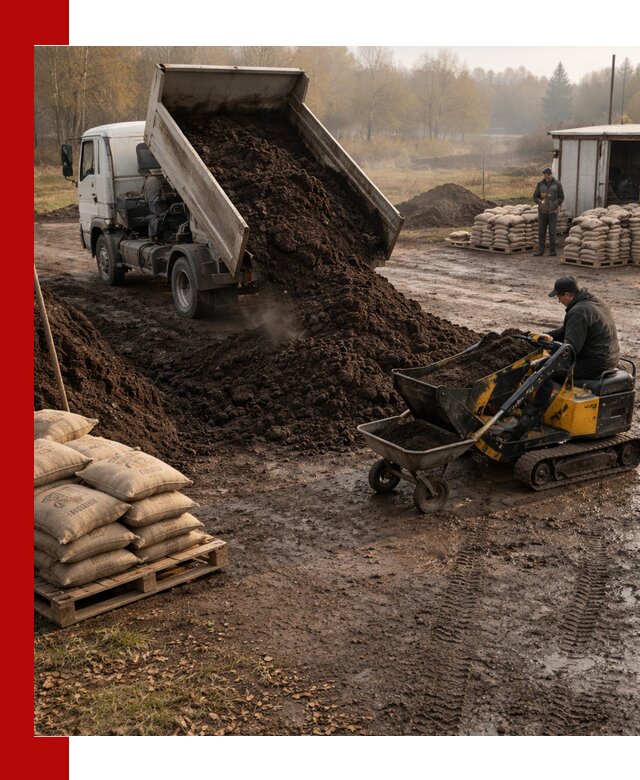 Кислый торф в доставке по выгодным ценам в Климовске