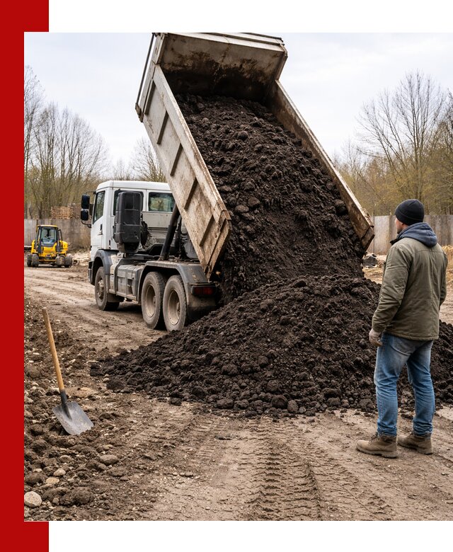 Доставка чернозема навалом в Климовске быстро и выгодно