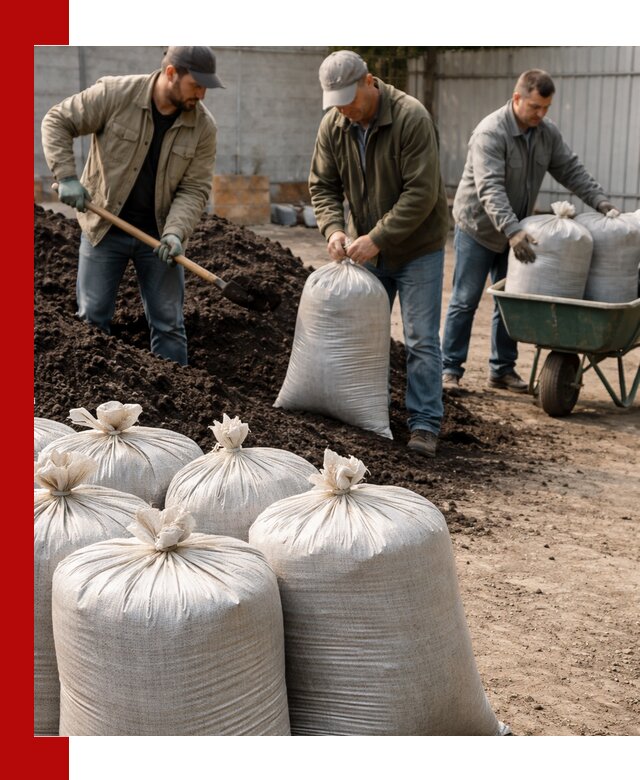 Купить чернозем в мешках с доставкой в Климовске