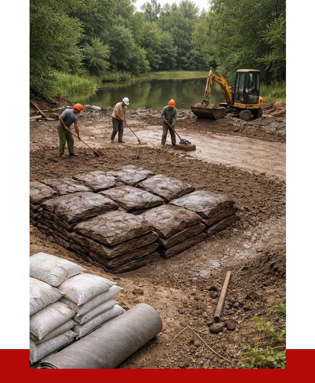 Купить глину для пруда в Климовске от 4558 р. с доставкой | ПРОНЕРУДКлс