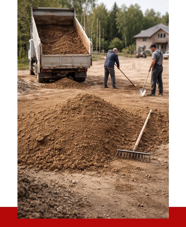 Суглинок для планировки в Климовске с доставкой от 4254 р. | ПРОНЕРУДКлс