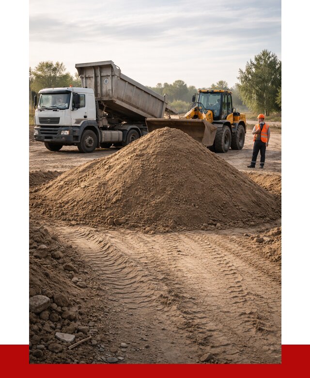 Купить песчаный грунт с доставкой в Климовске от 4254 р. | ПРОНЕРУДКлс