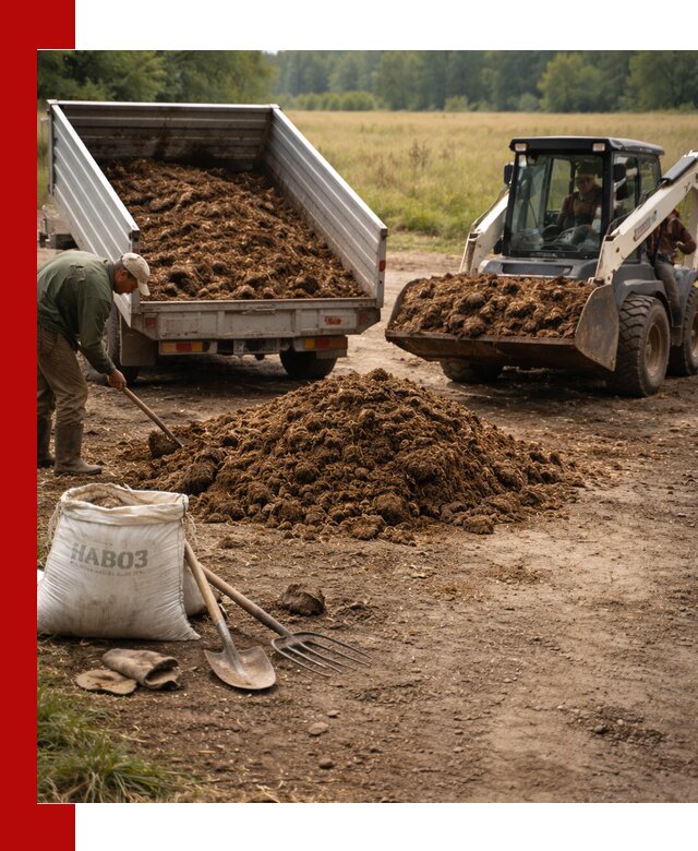 Доставка конского навоза в Климовске с разгрузкой и доставкой на объект