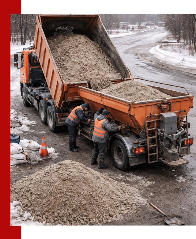 Поставка и вывоз пескосоля в Климовске оптом и в розницу