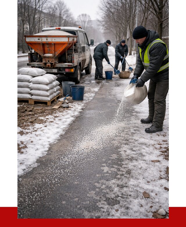 Реагент против гололеда в Климовске с доставкой от 4558 р. | ПРОНЕРУДКлс