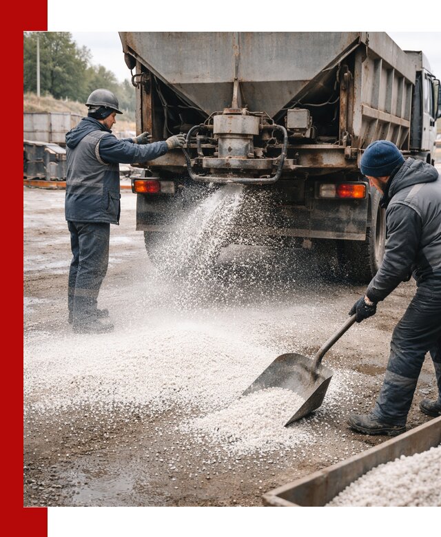 Доставка и продажа хлористого кальция в Климовске