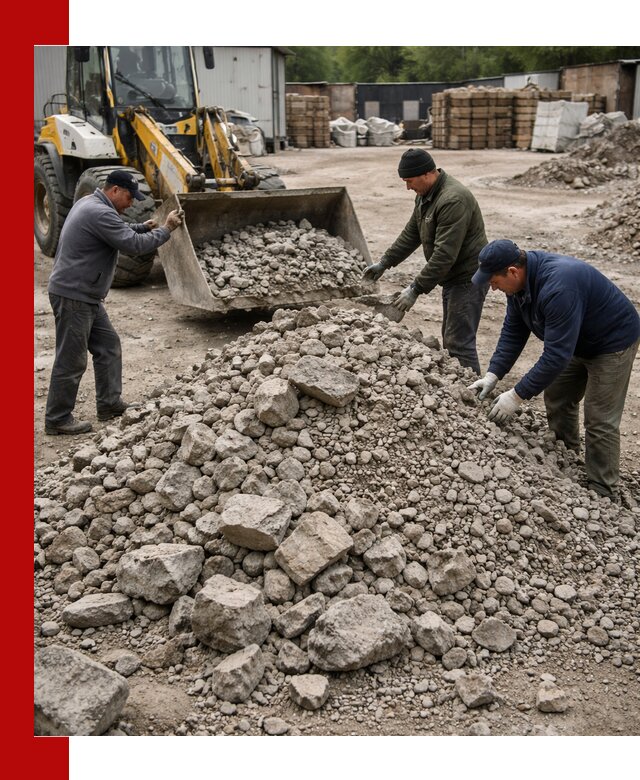 Демонтаж и вывоз бой бетона в Климовске