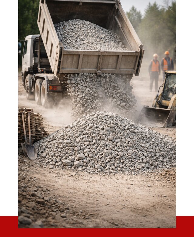 Купить дробленый бетон в Климовске от 1722 р./куб | ПРОНЕРУДКлс