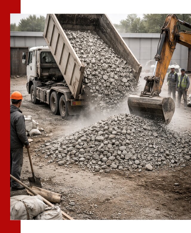 Доставка дробленого бетона в Климовске оптом и в розницу