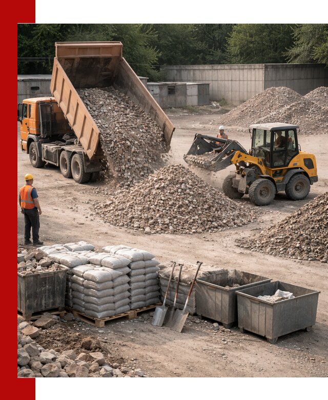 Вторичные материалы для отсыпки в Климовске — поставка и доставка