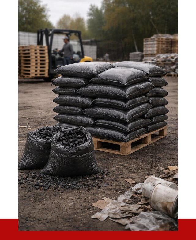 Купить уголь в мешках с доставкой в Климовске от 7596 р. | ПРОНЕРУДКлс