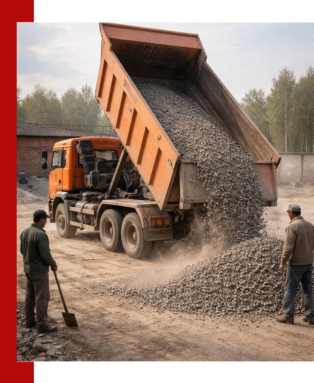 Доставка самосвалом 20 м3 в Климовске быстро и надежно