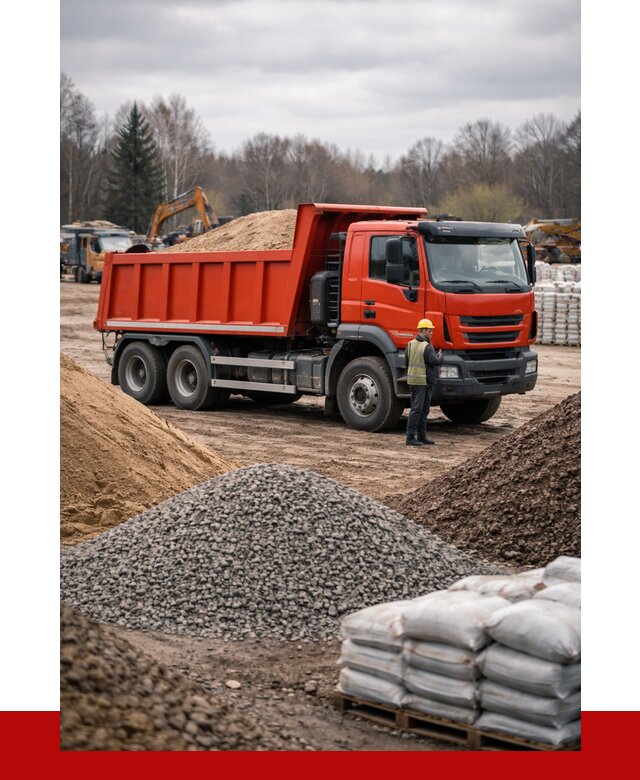 Доставка самосвалом 25 кубов в Климовске от 7596 р. | ПРОНЕРУДКлс