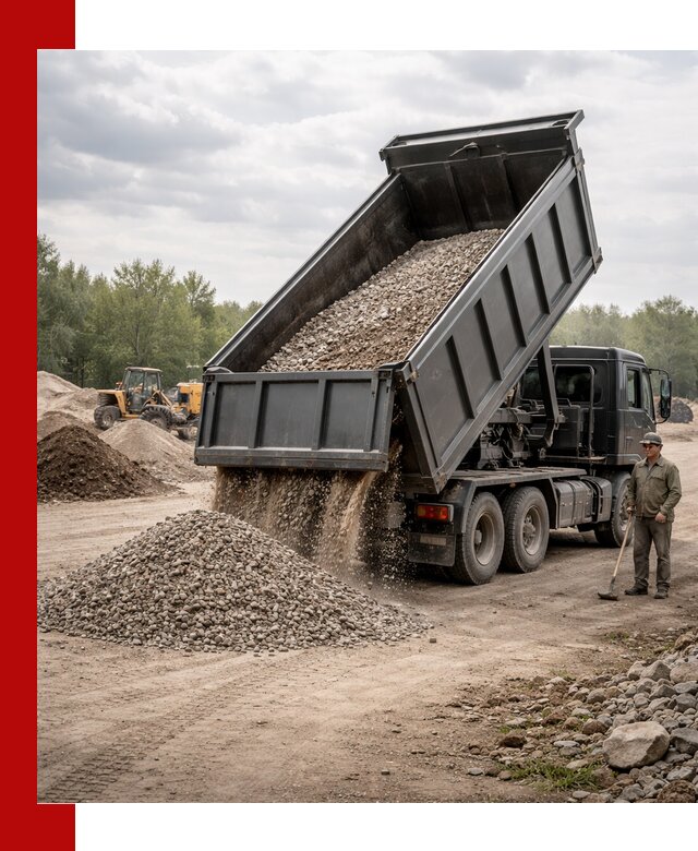 Доставка самосвалом 30 м3 по выгодным ценам в Климовске