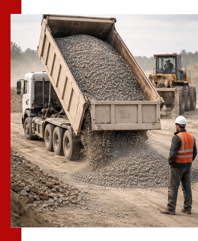 Доставка самосвалом 40 кубов цемента и сыпучих в Климовске