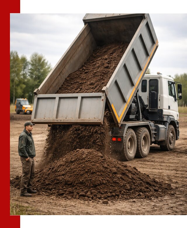 Аренда самосвала с водителем в Климовске для сыпучих грузов и навоза