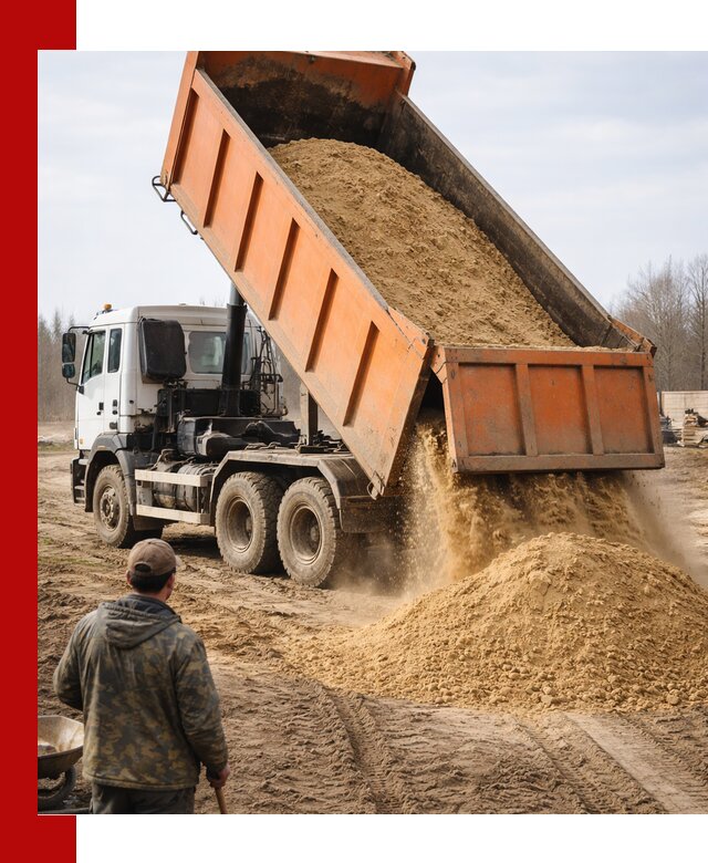 Аренда самосвала 20 тонн для перевозки грузов в Климовске