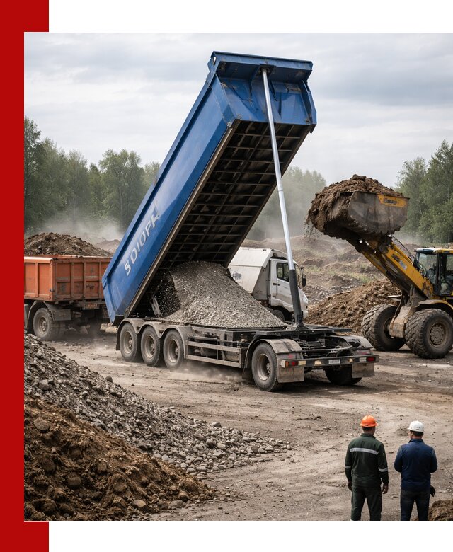Аренда тонар 40 тонн в Климовске с доставкой материалов