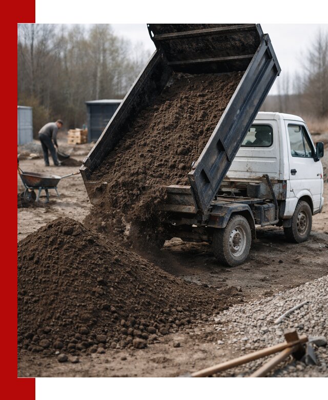 Аренда минисамосвала в Климовске для доставки сыпучих материалов