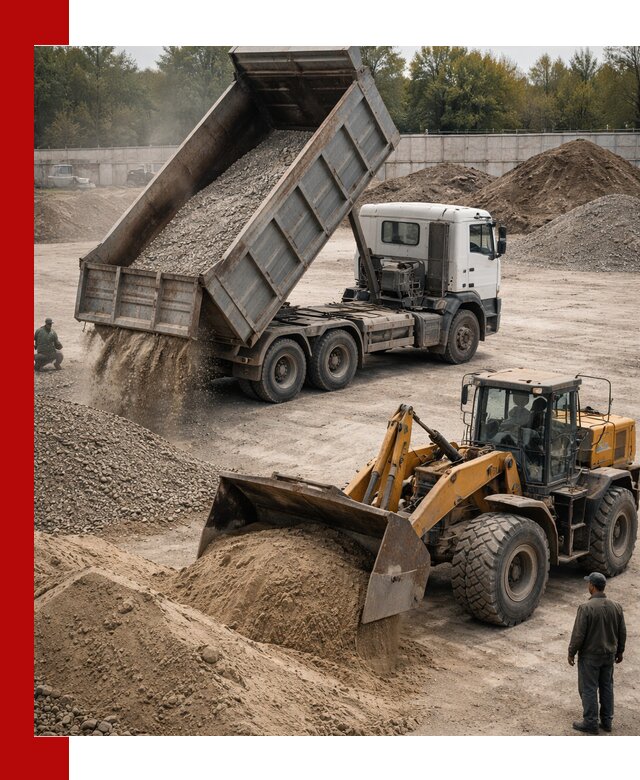 Перевозка сыпучих грузов самосвалами и бортовыми в Климовске