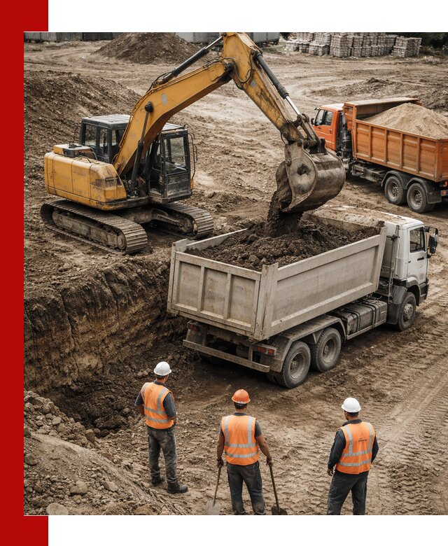 Разработка грунта для строительства и благоустройства в Климовске