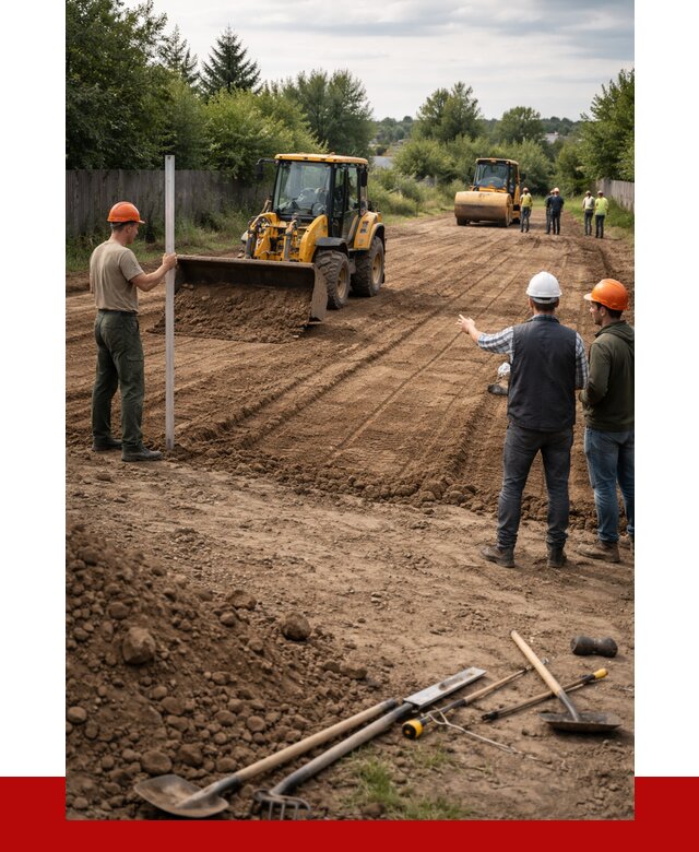 Планировка участка грунтом в Климовске от 4558 р ПРОНЕРУДКлс