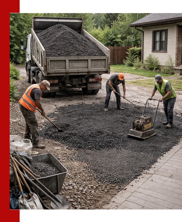 Асфальтовая крошка для двора с доставкой в Климовске
